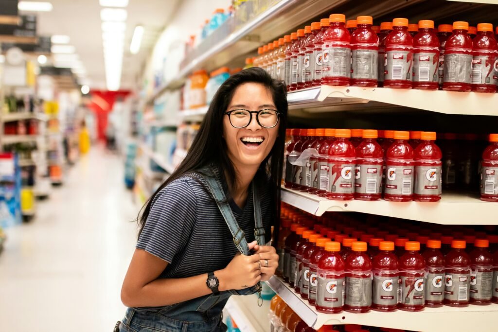 woman in grocery store - Target corporation core values