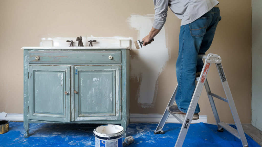 Bathroom Cabinet Makeover