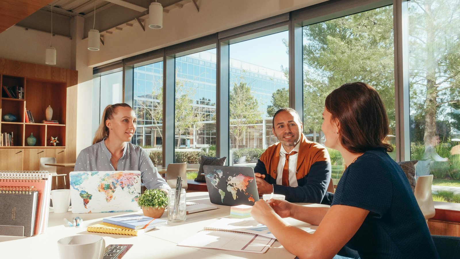 people in a meeting - salesforce corporate values