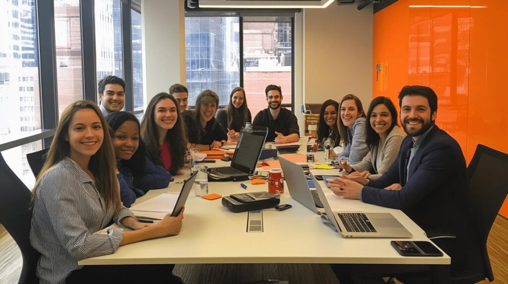 people in an office - IBM DEI