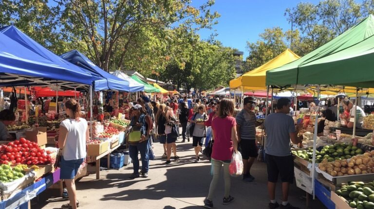 a group of people at a market - Consumer Sovereignty and Capitalism