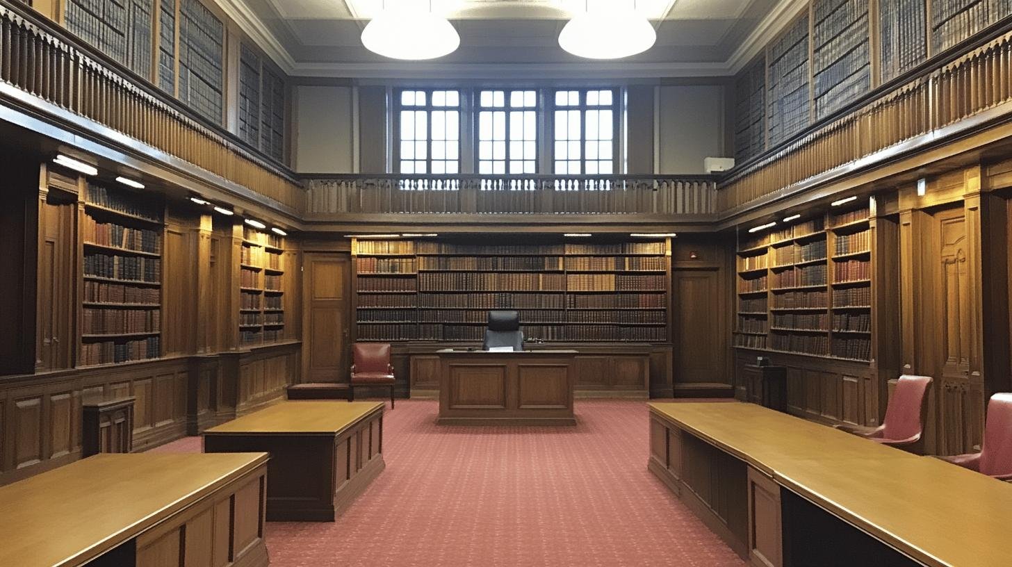 a library with desks and chairs - Is Freedom of Speech in the Bill of Rights