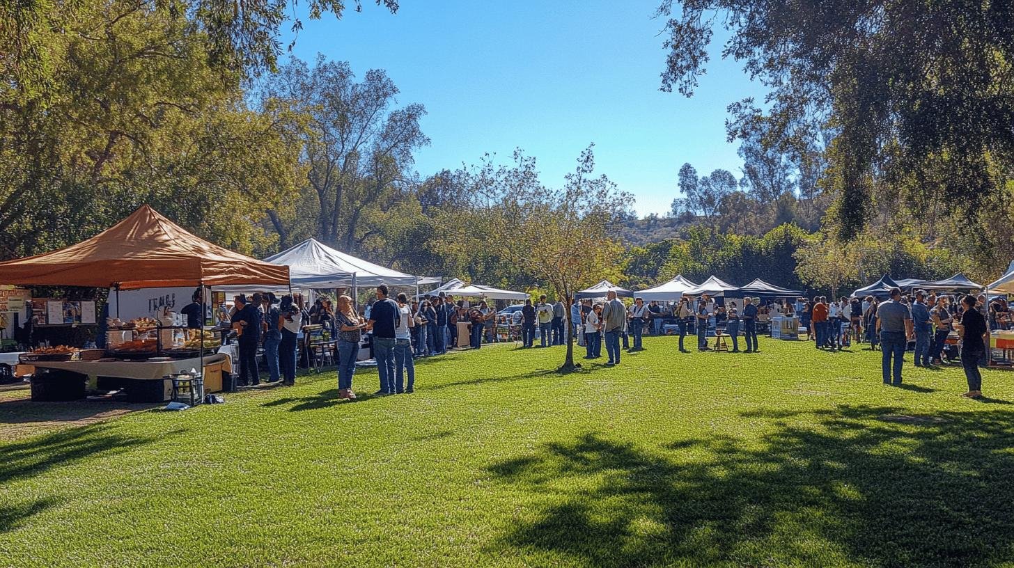 people shopping at a local fair - how to build a thriving community-based business