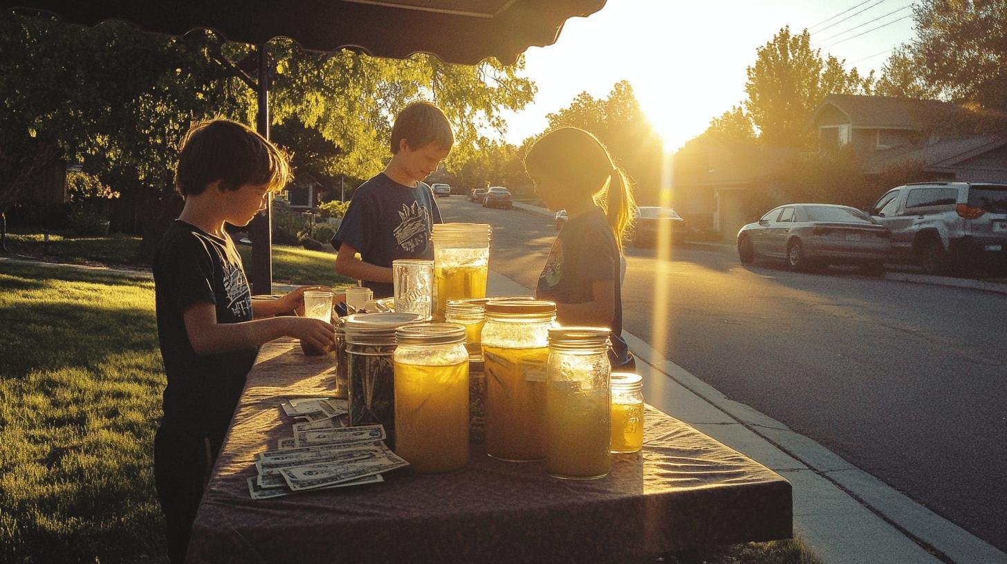 lemonade stand - Most Profitable Summer Businesses