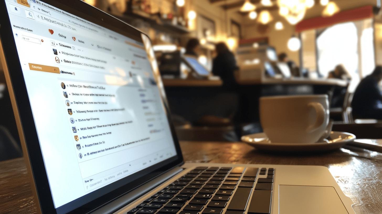 A laptop open on a table - Customer Reviews for Local Businesses.jpg