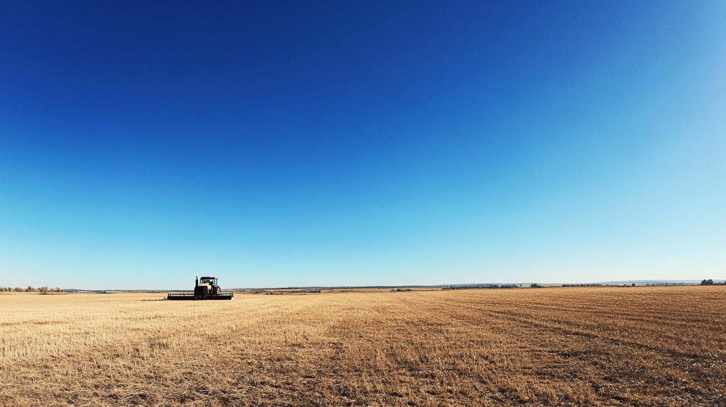 a tractor in a field - How did laissez-faire economics impact farmers