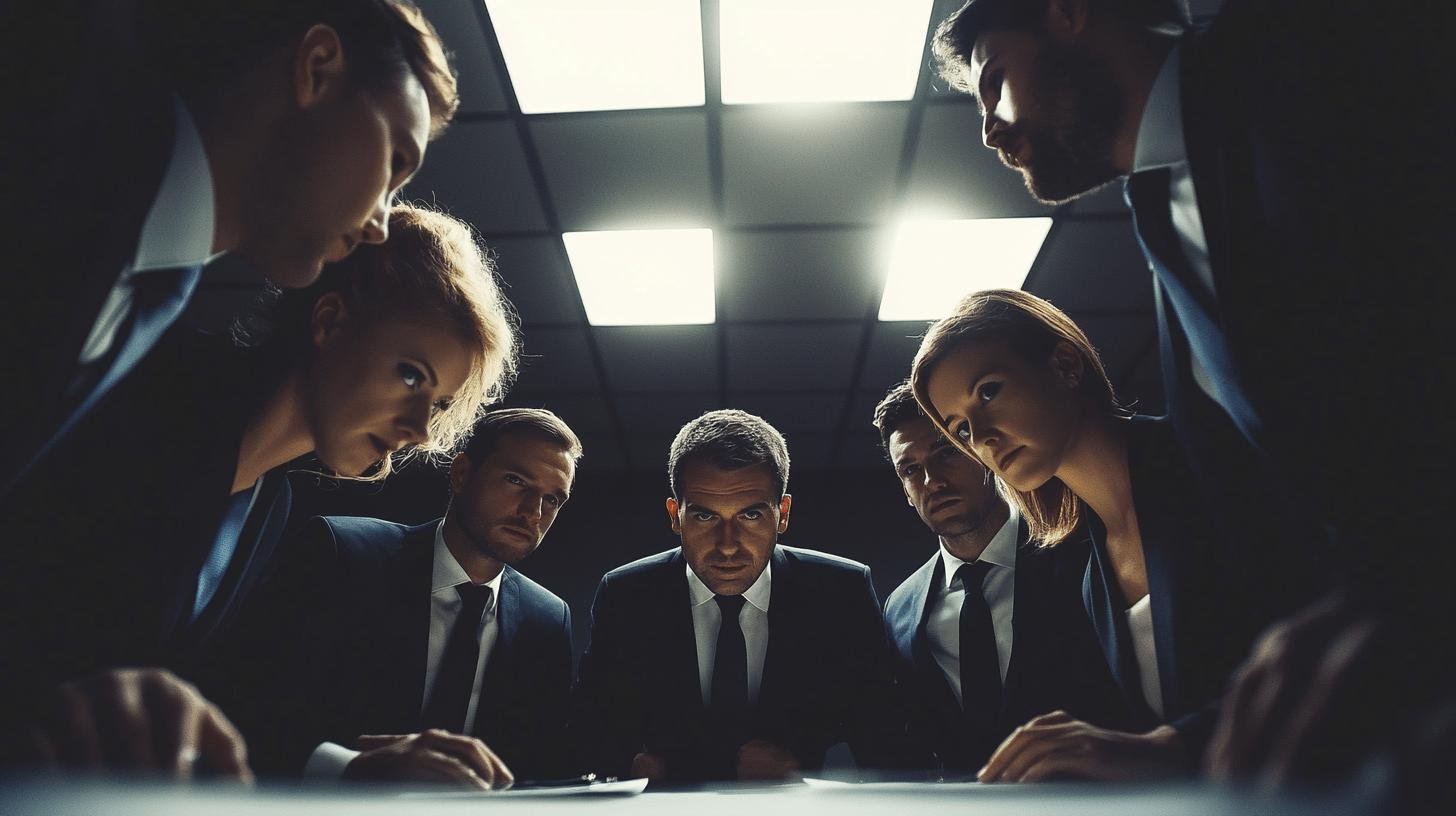 Politicians in a meeting, highlighting discussions around 'Woke Week.