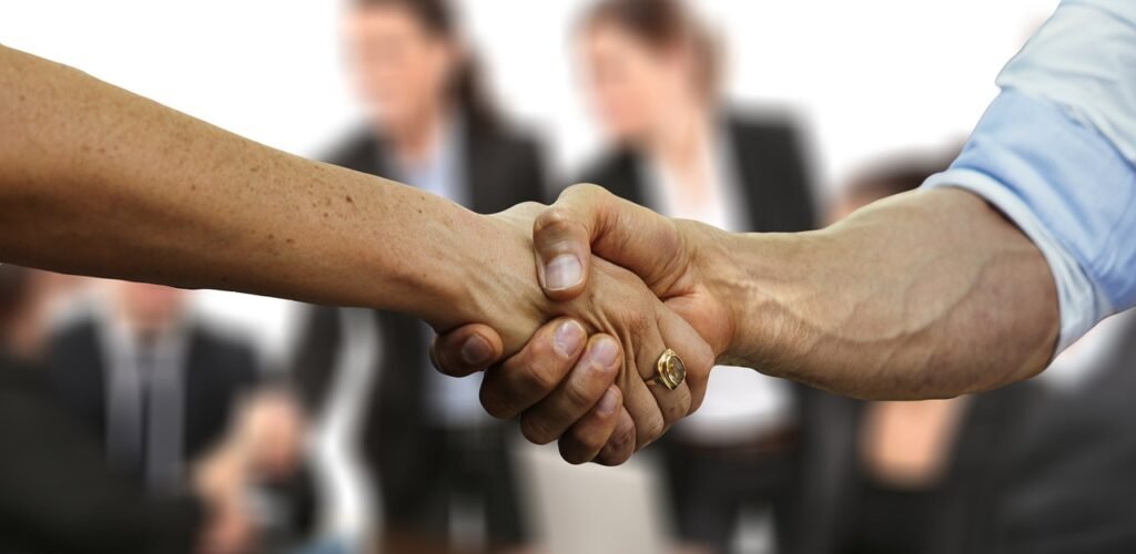 handshake - how do you collaborate with another business