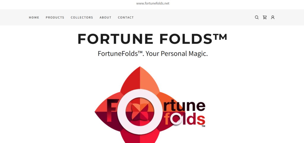 fortunefolds homepage screenshot