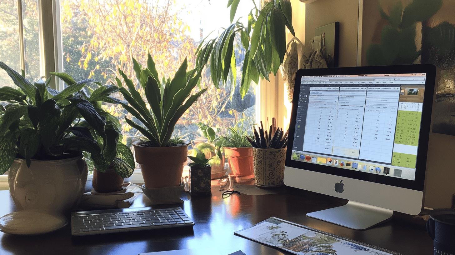 a computer on a desk - Work life balance best practices