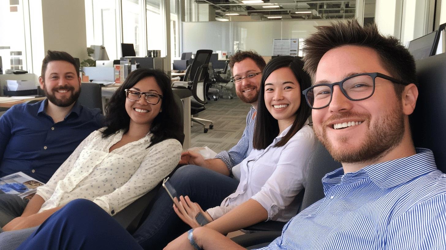 a group of people sitting in chairs at an office - Why Should Employers Care About Work-Life Balance