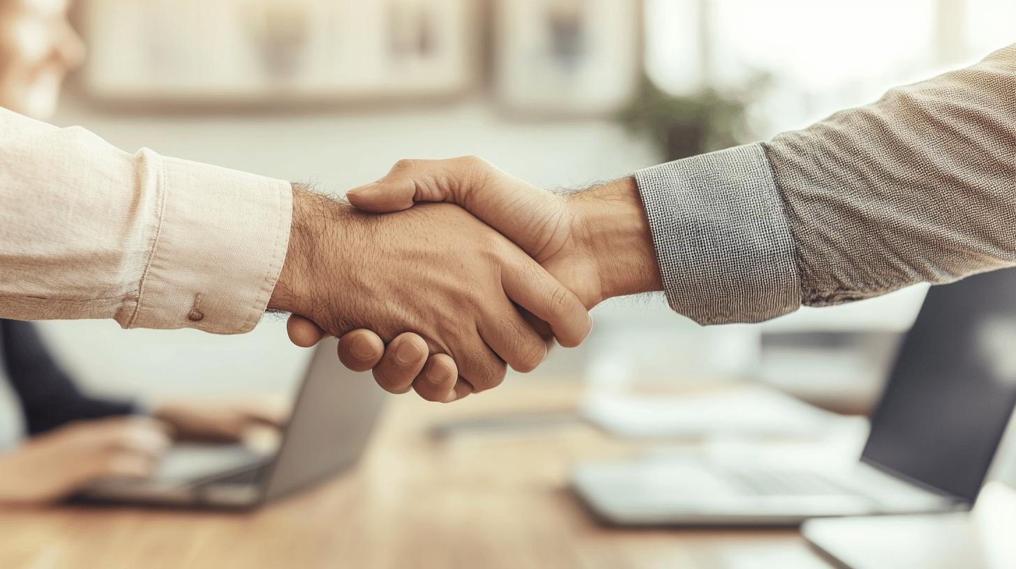 Handshake symbolizing collaboration – Market Development vs Business Development.