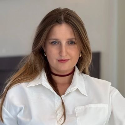 a woman in a white shirt
