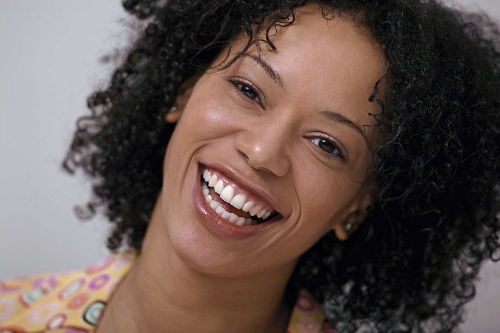 Woman laughing