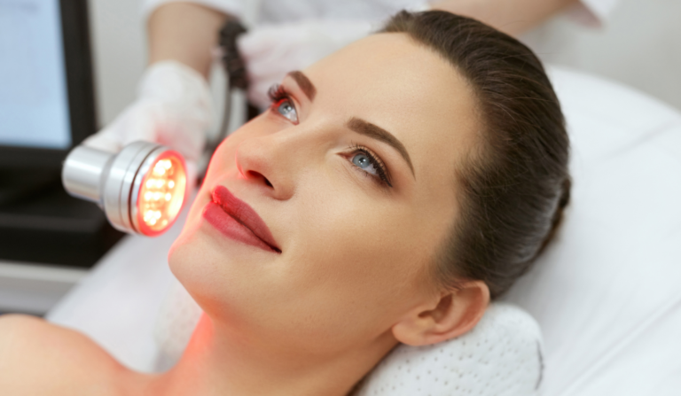 Woman on a spa table