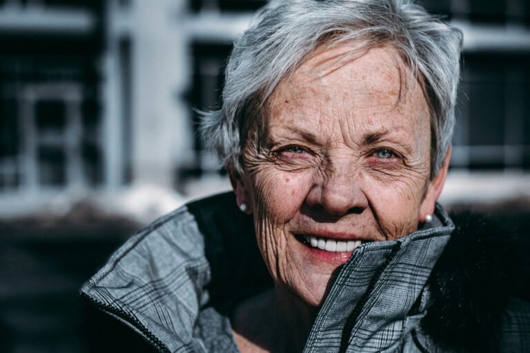 Older woman in a jacket