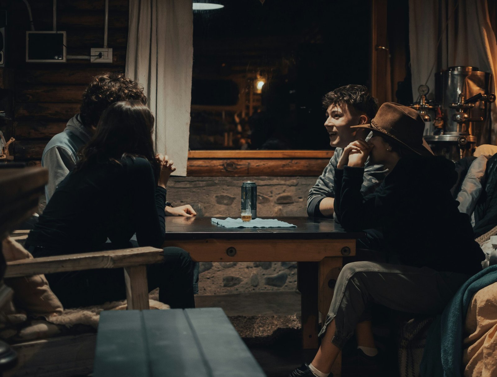 People having a conversation