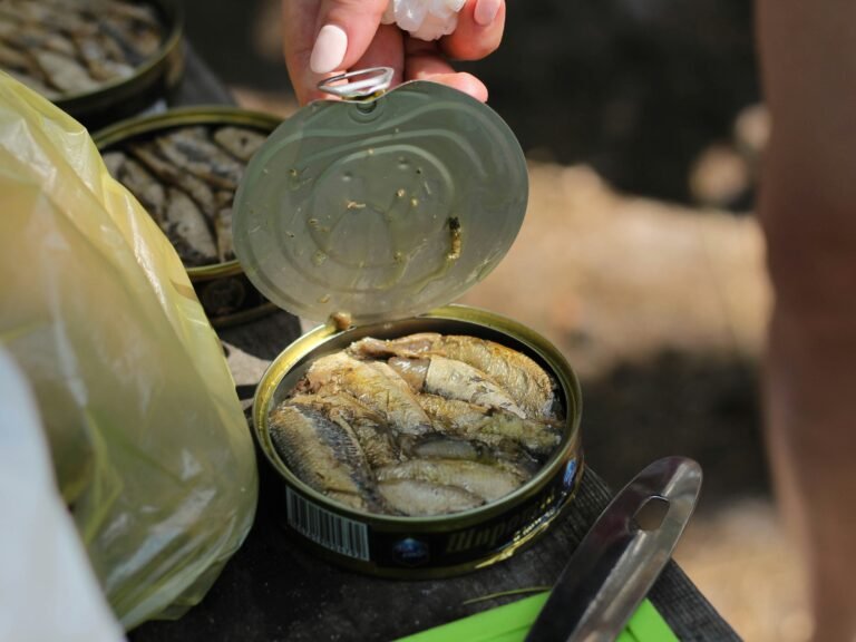 A canned fish